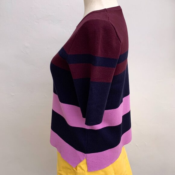 Ann Taylor Striped Knit Top Size XS - Picture 3 of 8